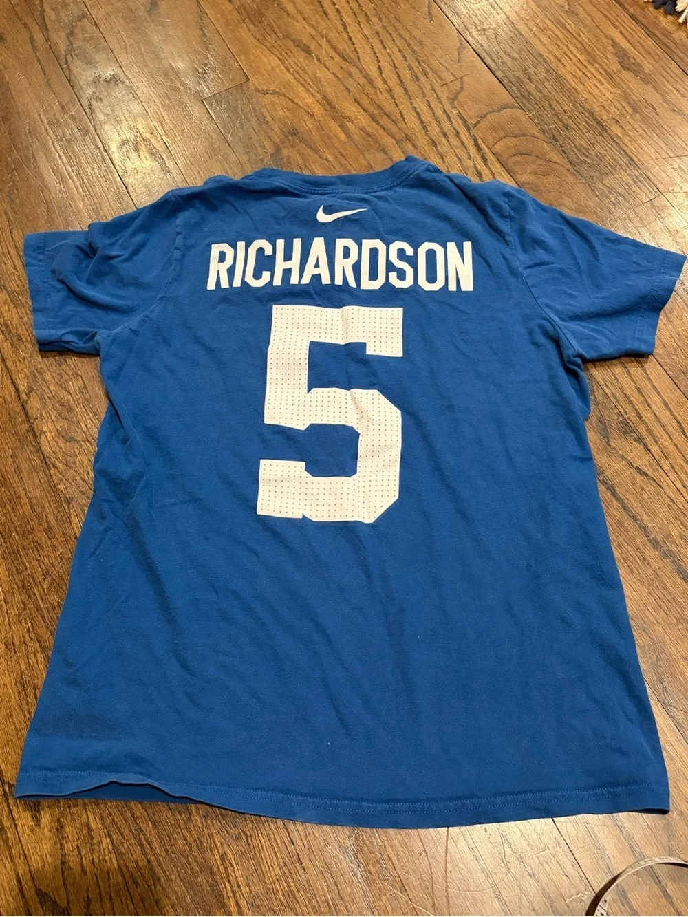 Kids Nike Anthony Richardson #5 Royal Indianapolis Colts T-Shirt L 14/16